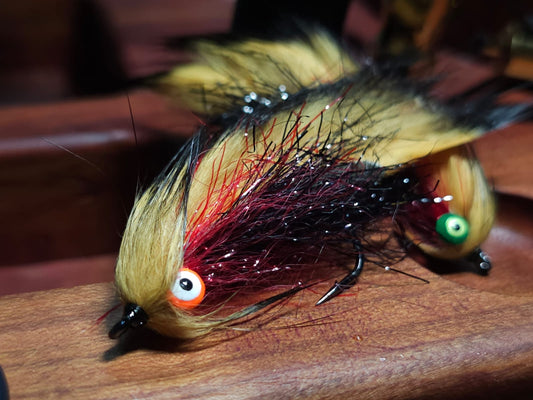 Banana And Black Trout Streamer