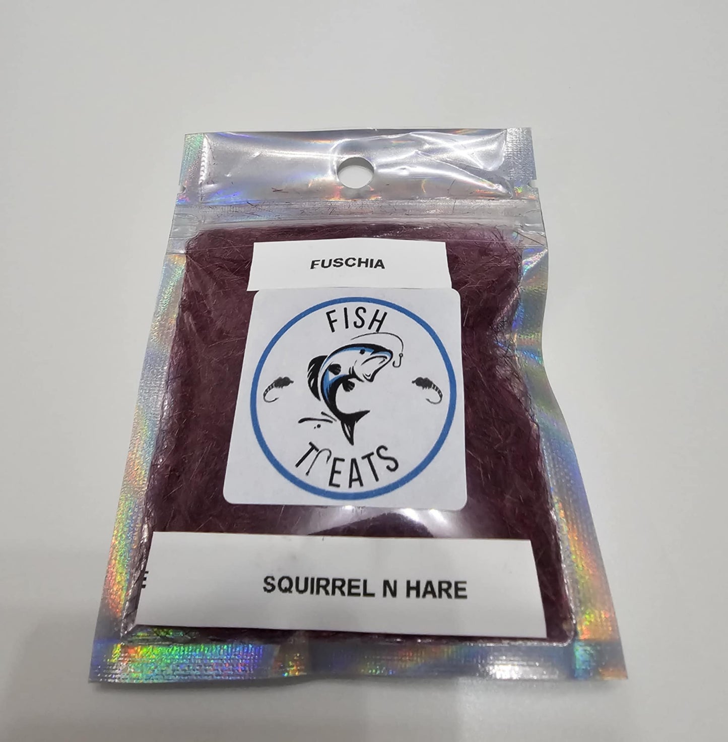 Fuchsia Squirrel and hare Dubbing