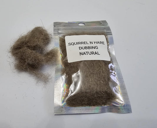 Natural Squirrel N Hare Dubbing