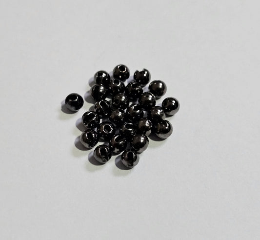 4mm Nickel tungsten slotted beads