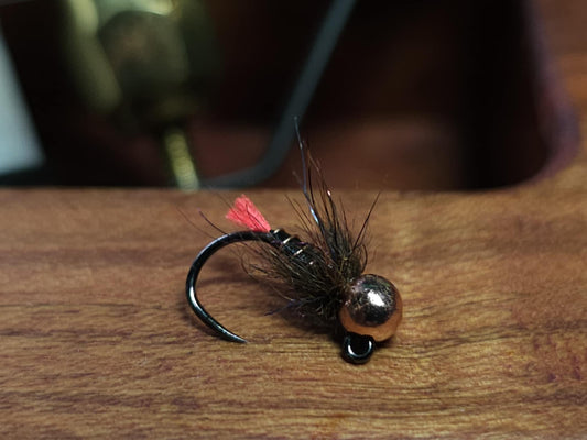 4mm copper red tag